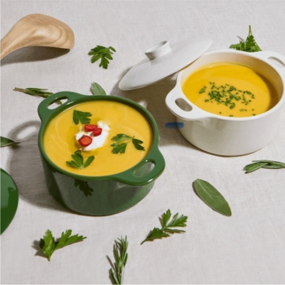 NEW Brocc Your Body Mini Round Ceramic Cocotte Set - Picture 2 of 4